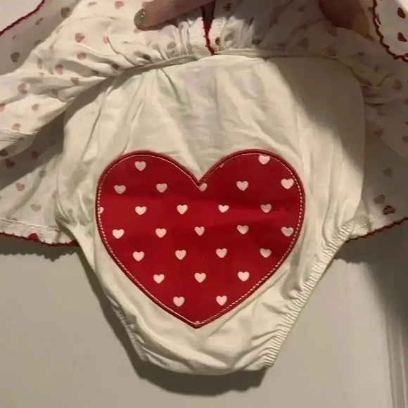 Love Being Me My First Valentine’s Day Outfit size 6 months ♥️ button detail NWT - Picture 5 of 10